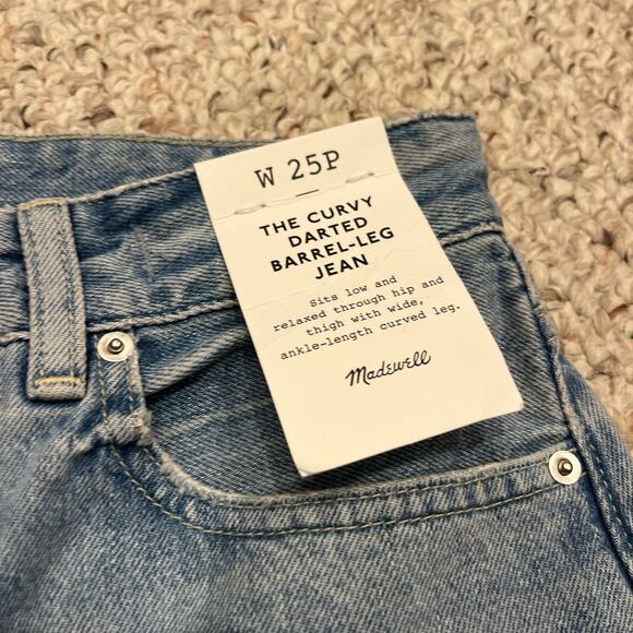 Madewell Barrel Leg Jeans - Picture 2 of 7